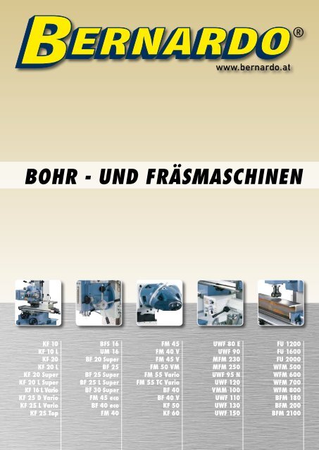 Bohr- und FrÃ¤smaschinen(12,3MB) - Maschinen Baur