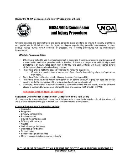 Montana Officials Association - MOA - ArbiterSports