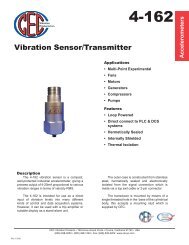 4-162 Spec Sheet - CEC Vibration Products