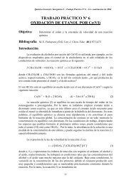 TRABAJO PRÃCTICO NÂº 6 OXIDACIÃN DE ETANOL POR Cr(VI)