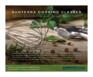 SUNTERRA COOKING CLASSES - Sunterra Market