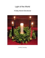 Advent Devotional for UUCF 2008 - Unitarian Universalist Christian ...