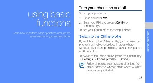 Samsung B2700 User Manual - BASE