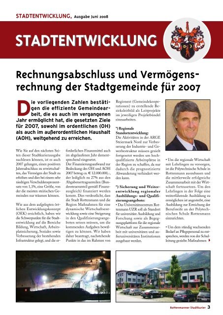 Stadtkurier Juli 2008 - Rottenmann