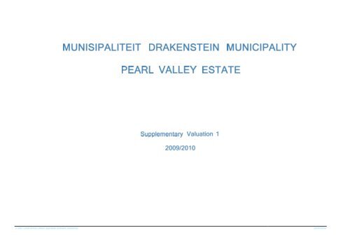 Untitled - Drakenstein municipality