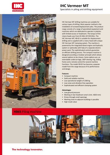 IHC Vermeer MT - AGD Equipment