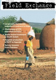 Download PDF - Field Exchange - Emergency Nutrition Network