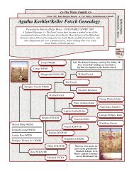 Agatha Koehler/Keller Fetsch Genealogy - RussianRoots.ca