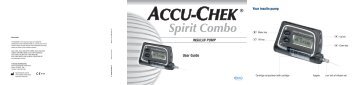 Accu-Chek Spirit Combo insulin pumpâUser's Manual