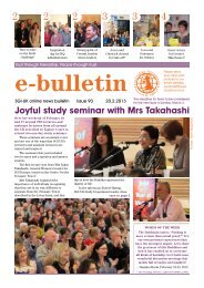 Joyful study seminar with Mrs Takahashi - SGI-UK E-Bulletin and ...