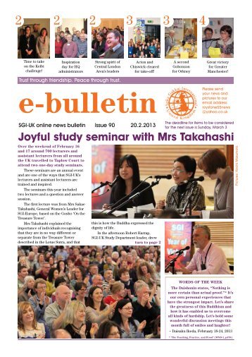 Joyful study seminar with Mrs Takahashi - SGI-UK E-Bulletin and ...