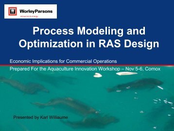 Process Modeling and Optimization in RAS Design - Tides Canada