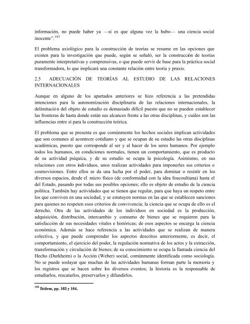 teoria de las relaciones internacionales - PÃ¡ginas Personales UNAM