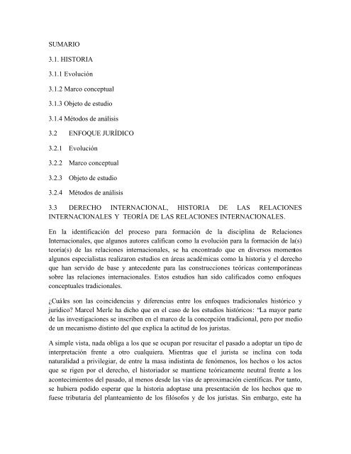 teoria de las relaciones internacionales - PÃ¡ginas Personales UNAM