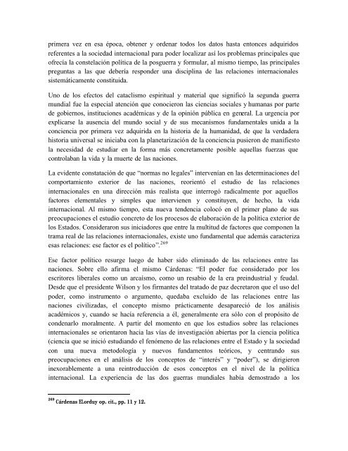 teoria de las relaciones internacionales - PÃ¡ginas Personales UNAM