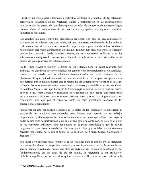 teoria de las relaciones internacionales - PÃ¡ginas Personales UNAM