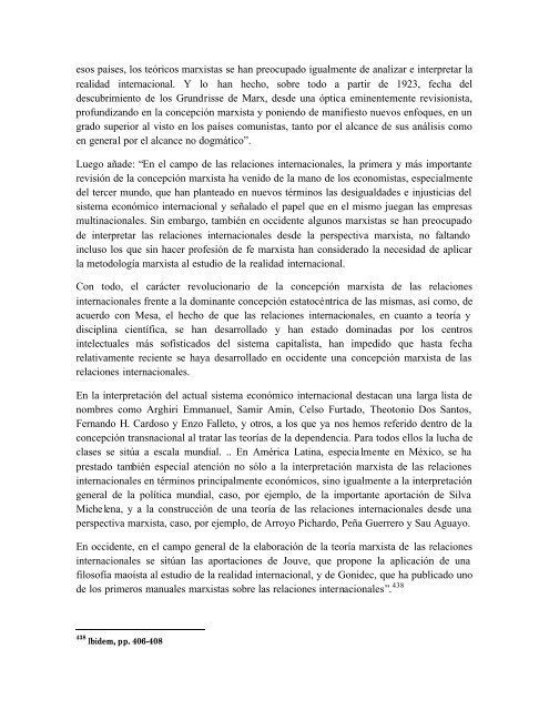 teoria de las relaciones internacionales - PÃ¡ginas Personales UNAM