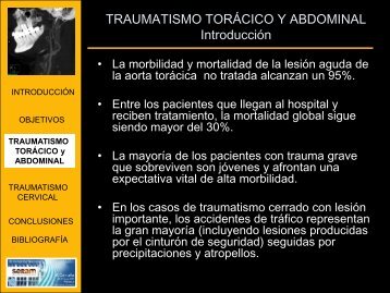 TRAUMATISMO TORÁCICO y ABDOMINAL