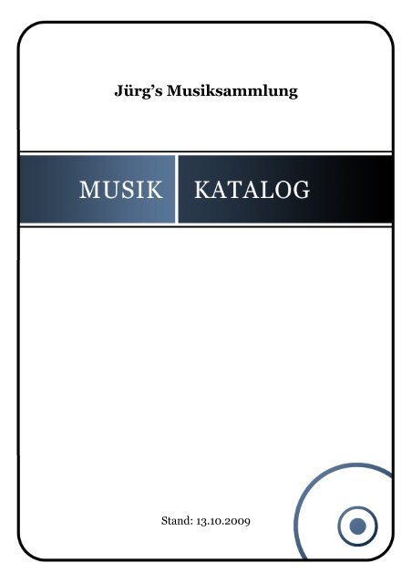 Jürg's Musiksammlung