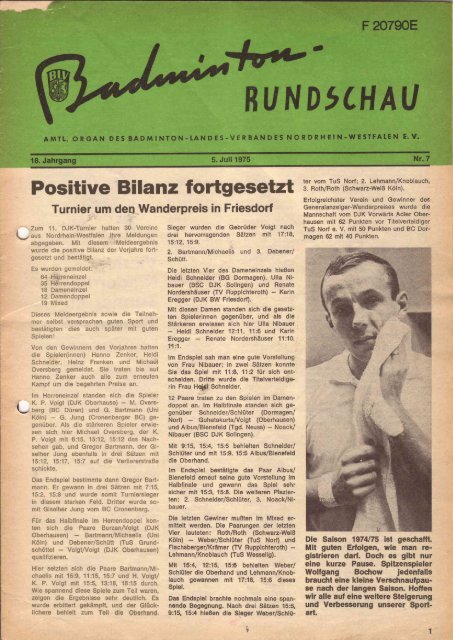 Nr. 7 Juli 1975 - (BLV-NRW) www