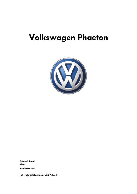 Volkswagen Phaeton