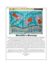 Meredith's Message - Glenroi Heights Public School