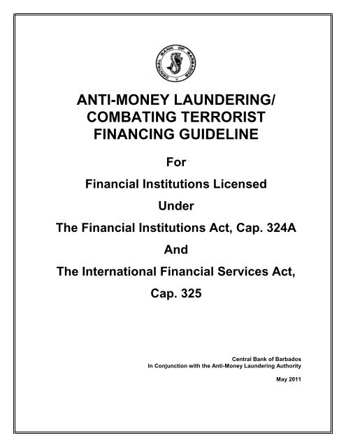 Revised Central Bank-AMLA Guidelines - Anti-Money Laundering ...