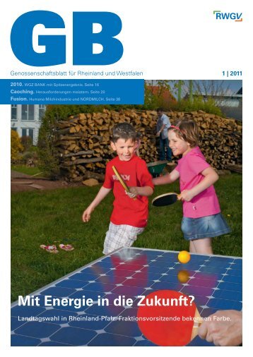Genossenschaftsblatt 1/2011 zum Download (PDF) - RWGV
