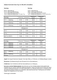 Zeitplan Kantonaler Getu-Tag, 4./5. Mai 2013, Domat ... - GETU-Uzwil