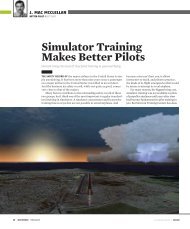 Simulator Training Makes Better Pilots - Left Seat