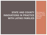 state and county innovations in practice with latino families