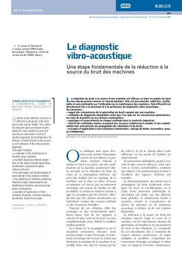 Le diagnostic vibro-acoustique - Hst.fr