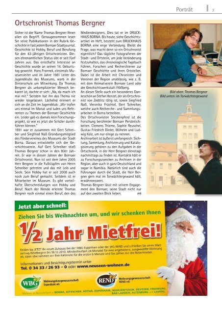Heft 21/10 November 2010 - Druckhaus Borna