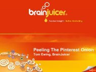 Peeling The Pinterest Onion - BrainJuicer