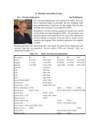 15.1 Mooring deployment; 15.2 Sediment traps - NOC Project ...