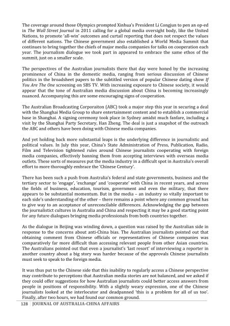 Journal of Australia-China Affairs 2014