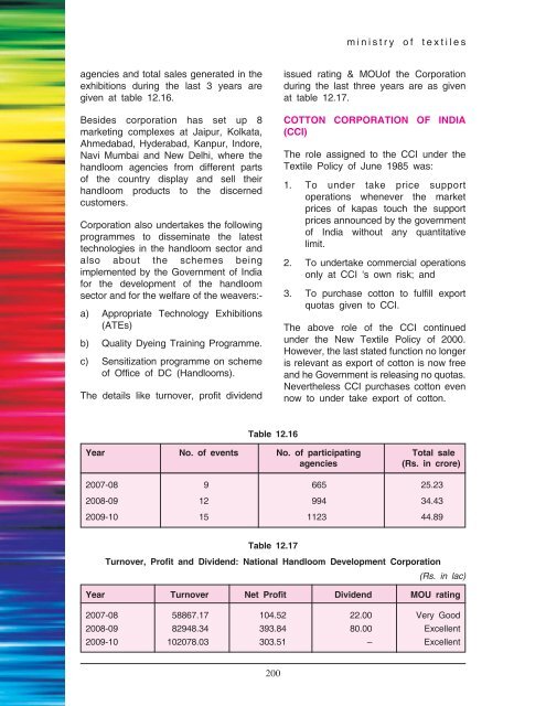 Book English 2011.p65 - Ministry of Textiles