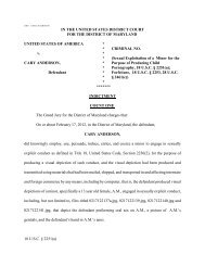Cary Anderson Indictment - WUSA9.com