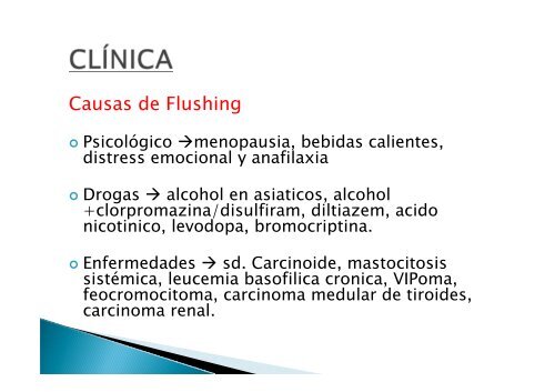 SÃ­ndrome carcinoide - EXTRANET - Hospital Universitario Cruces