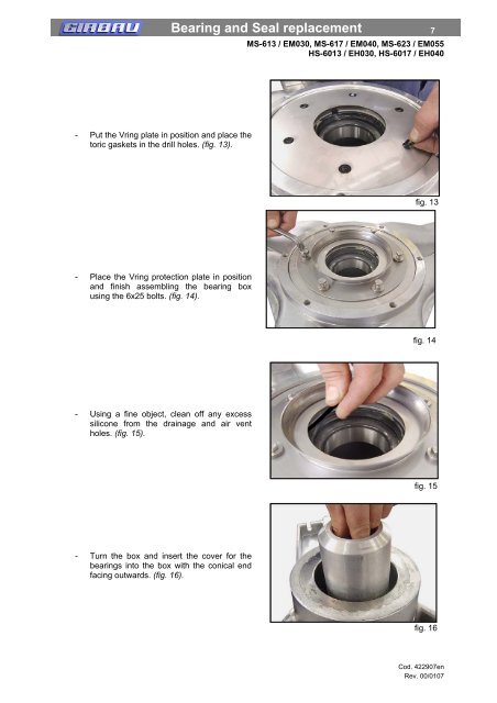 Mechanical Technical Assistance Manual for washers - carwash ...