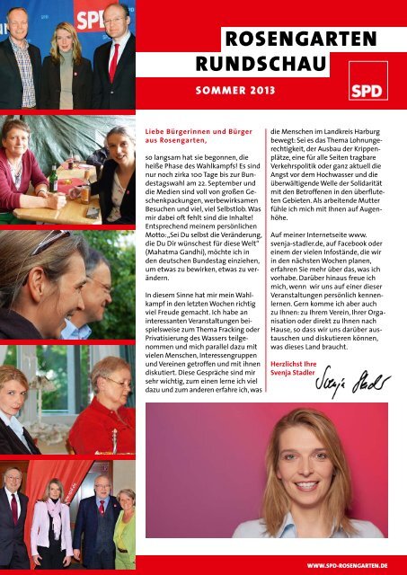 Rosengarten Rundschau Ausgabe Juli 2013 - SPD Rosengarten