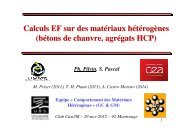 Calculs par Ã©lÃ©ments finis d'agrÃ©gats de cristaux ... - Cast3M