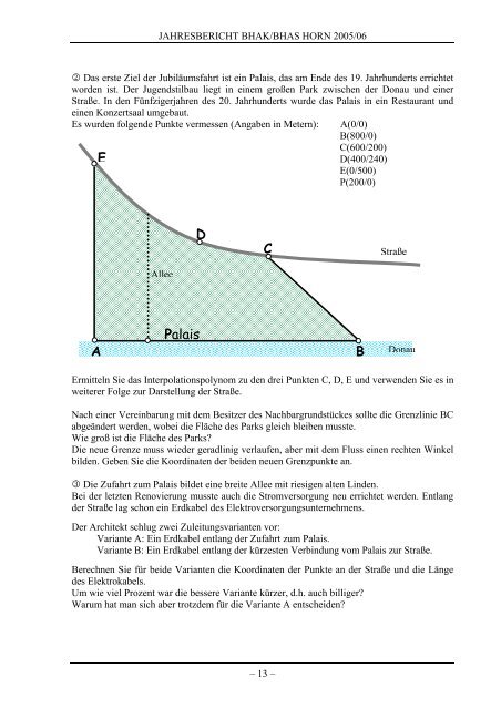 Jahresbericht 2005/06 - BHAK/BHAS Horn