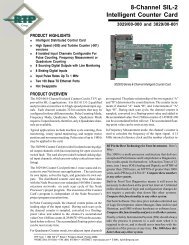 8-Channel Counter Card (3029/00) - RTP