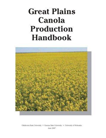 Great Plains Canola Production Handbook - Field Office Technical ...