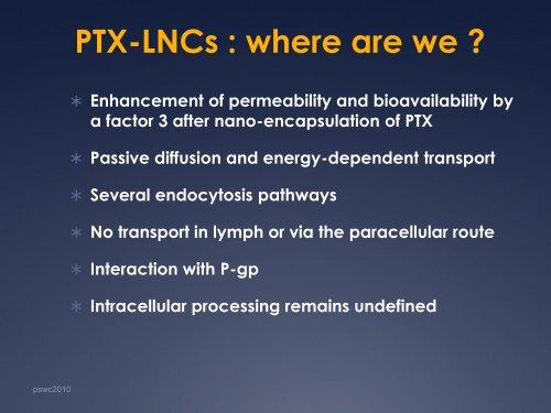 Lipid nanocapsules: a tool for improving - AAPS