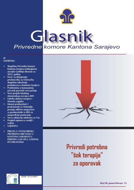 Glasnik 98.indd - Privredna komora Kantona Sarajevo