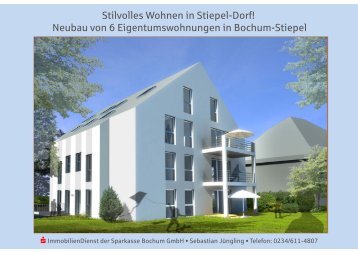 Neubau von 6 Eigentumswohnungen in Bochum-Stiepel