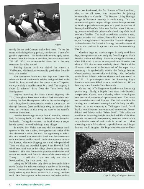 Vol. 28 No. 4 May 2010 - The Travel Society