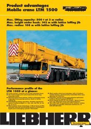 Product advantages Mobile crane LTM 1500 - Passion-Liebherr